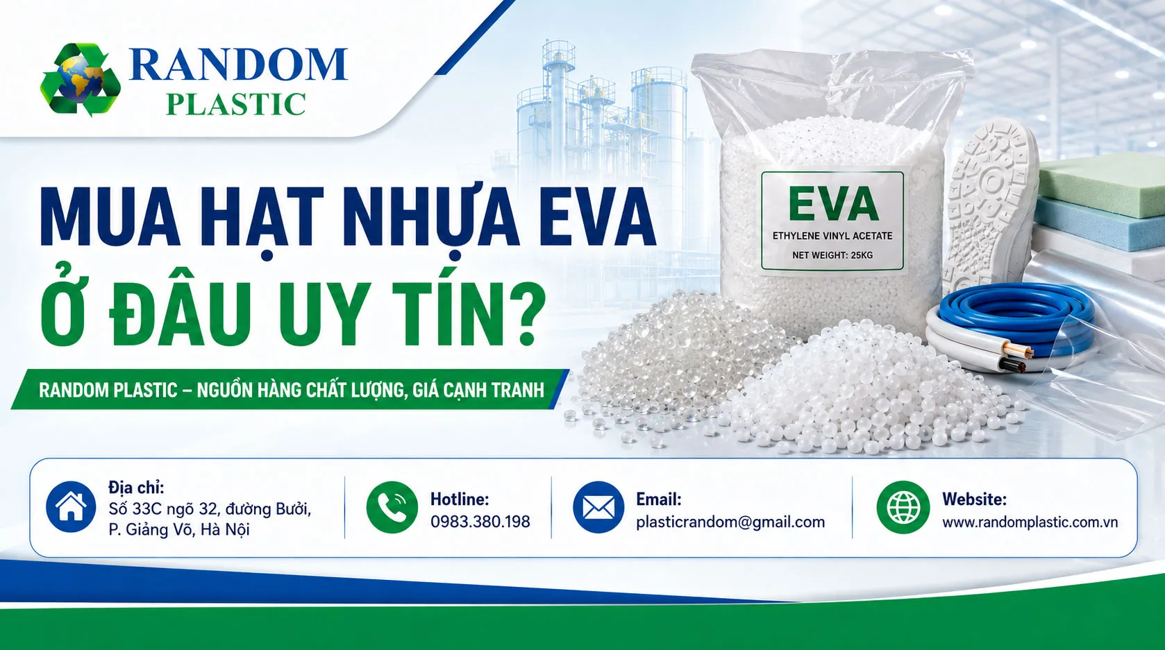 Mua hạt nhựa EVA ở đâu uy tín?