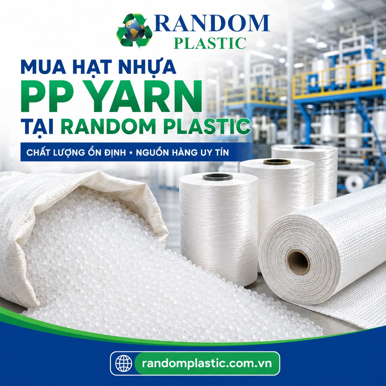 Random Plastic hướng đến việc cung cấp các dòng hạt nhựa phù hợp với nhu cầu sản xuất thực tế.