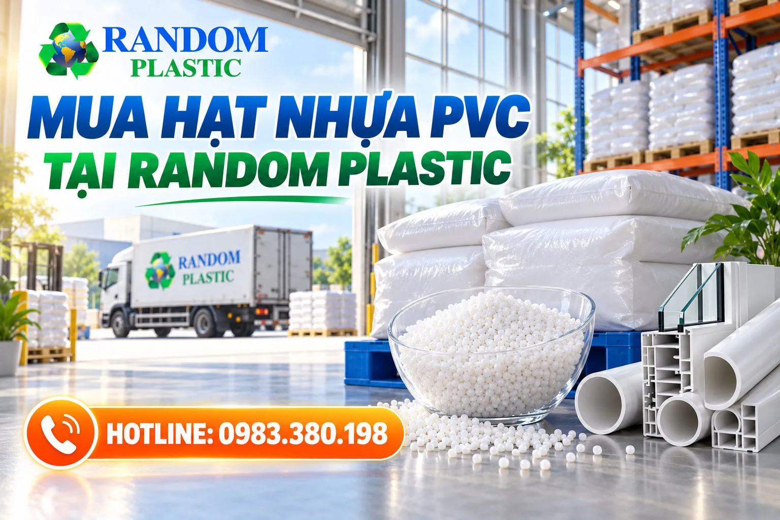 Random Plastic - Địa chỉ cung cấp hạt nhựa PVC chất lượng, giá tốt nhất hiện nay.