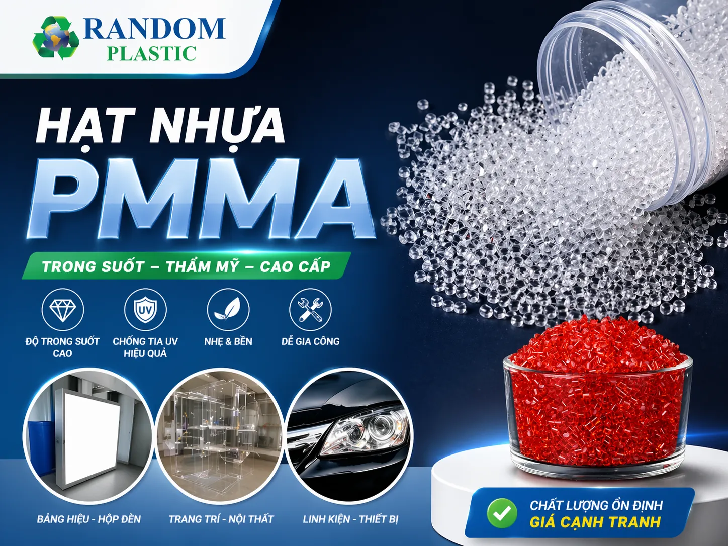 Hạt nhựa PMMA là gì?