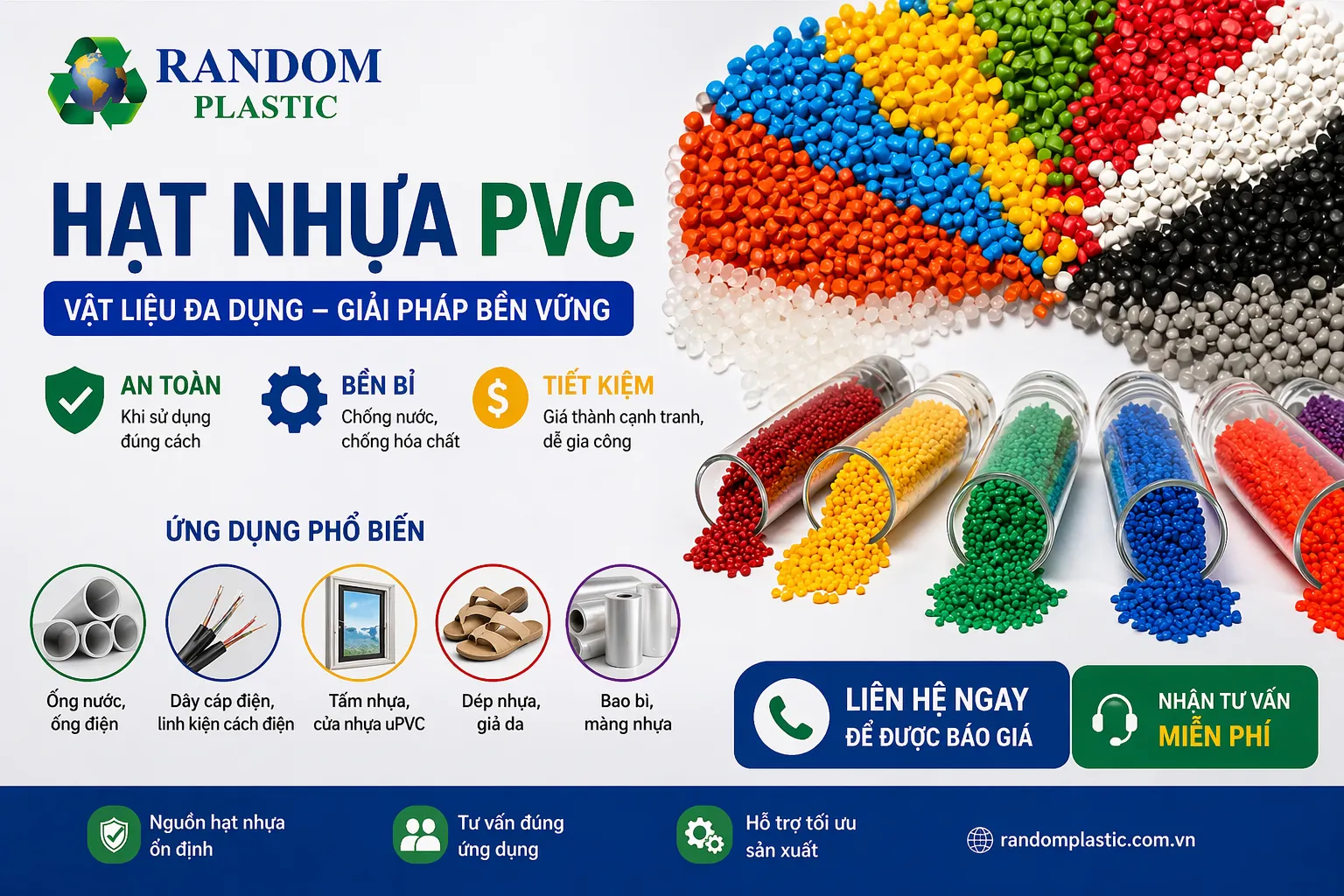 Hạt nhựa PVC là gì? Có độc không? Giải đáp chi tiết