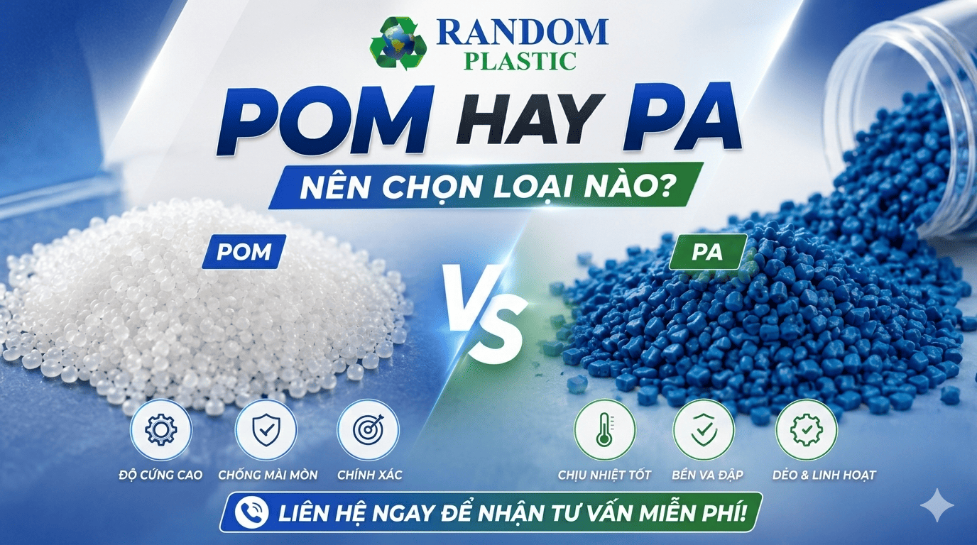 Hạt nhựa POM, hạt nhựa PA: Nên chọn loại nào tốt hơn?