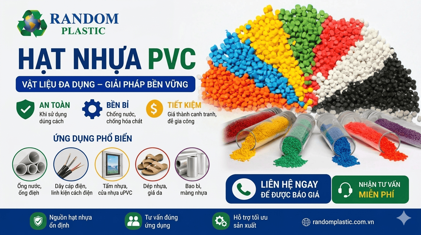 Hạt nhựa PVC là gì? Có độc không? Giải đáp chi tiết
