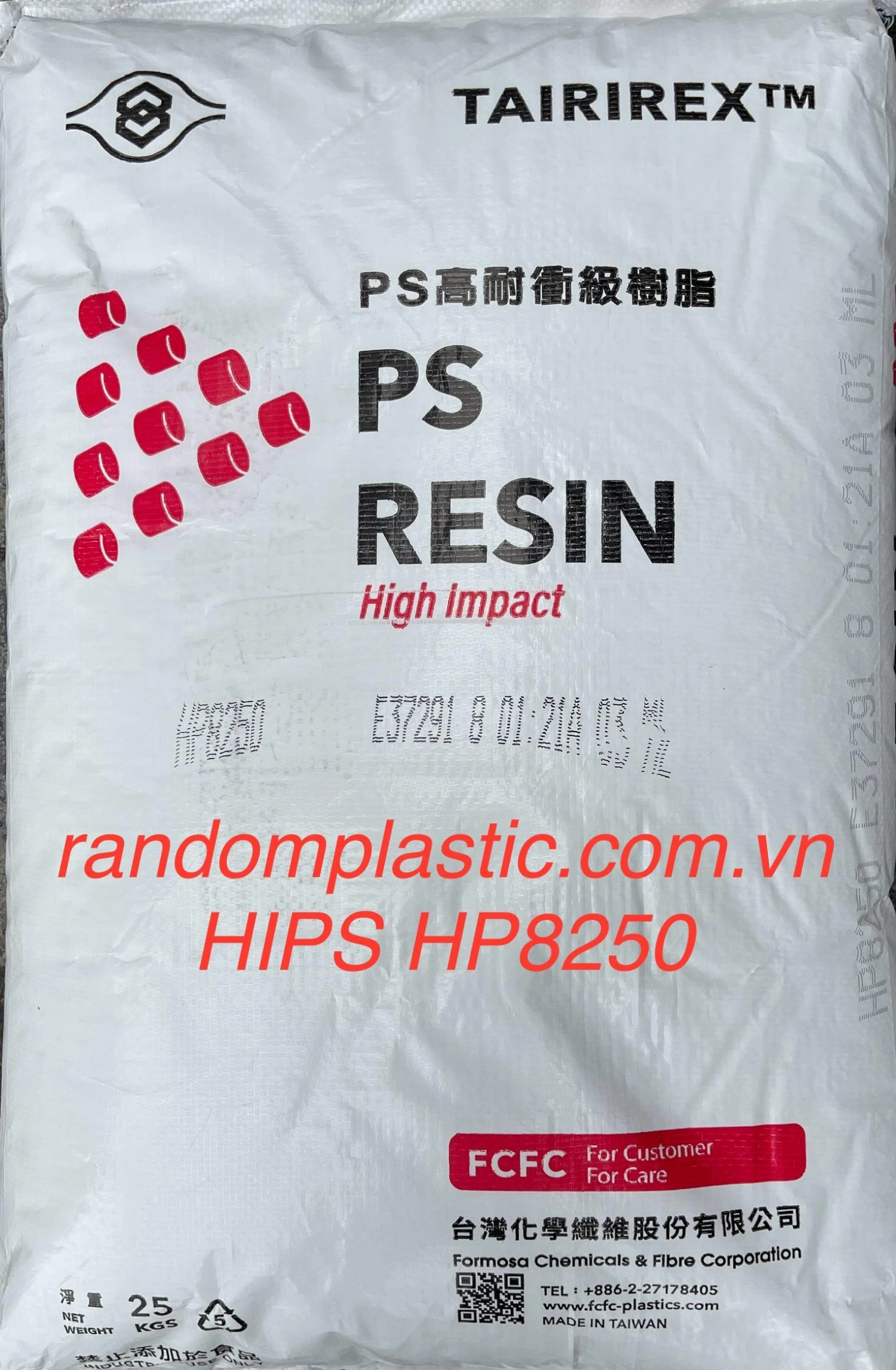 Hạt nhựa nguyên sinh HIPS HP8250