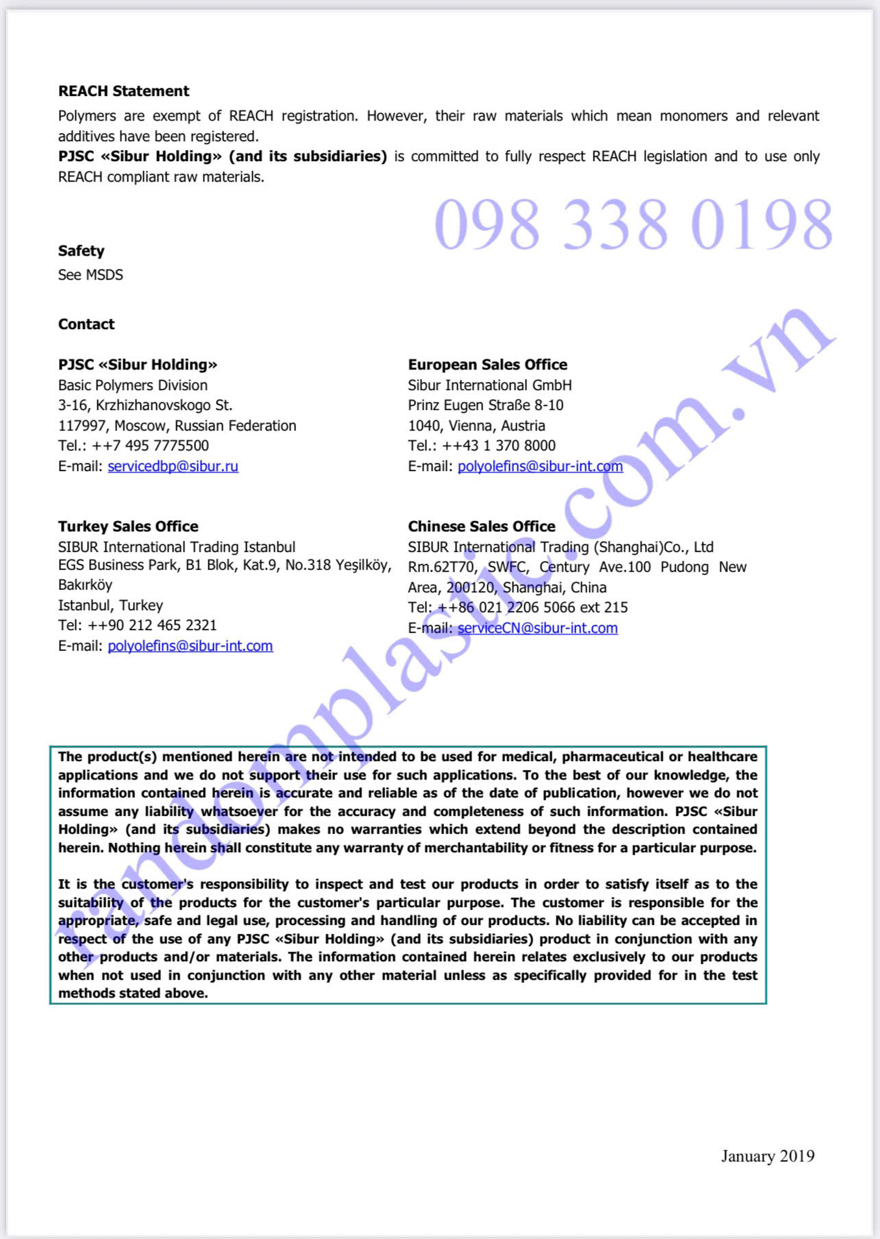 Hạt nhựa nguyên sinh HDPE HD03580 SB